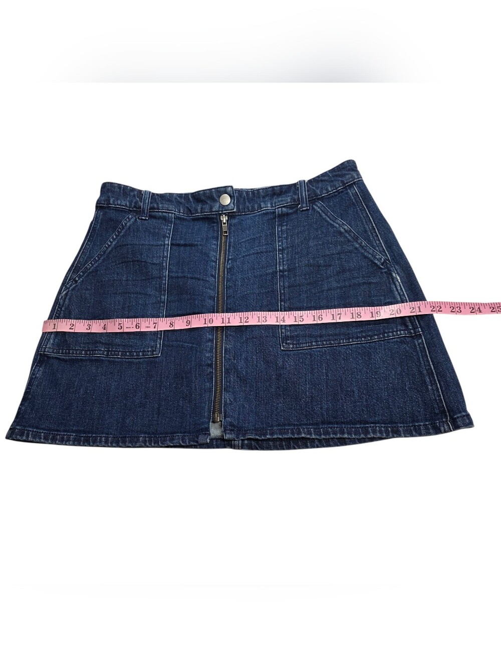Madewell Denim Utility Zip Skirt - Picture 6 of 15